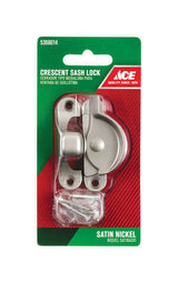 Ace Silver Brass Window Lock 1 pk, Pack of 5