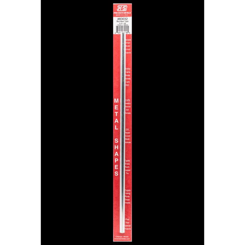 K&S 5/16 in. D X 1 ft. L Round Aluminum Tube