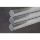 K&S 12 in. L X 0.13 in. D Aluminum Rod 1 pk