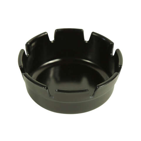 Fox Run Black Melamine Ashtray, Pack of 12