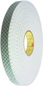 3M 4016-1/2 Tape, 36 yd L, 1/2 in W, Off-White