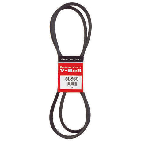 Mitsuboshi FHP 5L860 Standard General Utility V-Belt 0.63 in. W X 86 in. L For Fractional Horsepower