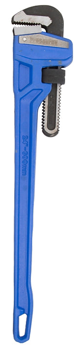 Vulcan JL40124 Pipe Wrench, 63 mm Jaw, 24 in L, Serrated Jaw, Die-Cast Carbon Steel, Powder-Coated, Heavy-Duty Handle