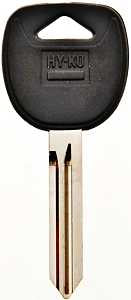 Hy-Ko 12005B106 Automotive Key Blank, Brass/Plastic, Nickel, For: General Motor Vehicle Locks, Pack of 5