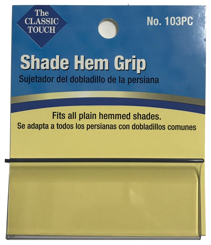 ralph friedland 103PCL Roller Shade, 4-3/4 in L, 5-1/2 in W, Plastic, Clear