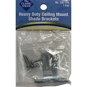 ralph friedland 18E Series Roller Shade Bracket, 1-3/16 in H Dimensions, Steel, Zinc, For: 15/16 to 1-1/4 in Roller