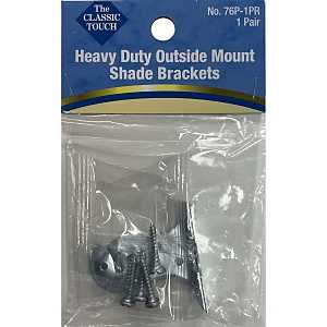 ralph friedland 76P Outside Shad Bracket, Heavy-Duty, Gray