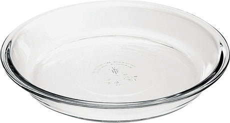 Anchor Hocking Oven Basics Series 82638L11 Pie Plate, 1.5 qt Capacity, Glass, Clear, Dishwasher Safe: Yes, Pack of 6