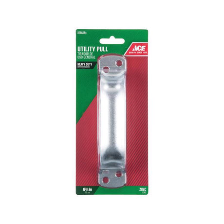 Ace 6.8 in. L Zinc-Plated Silver Steel Heavy Duty Utility Pull, Pack of 5