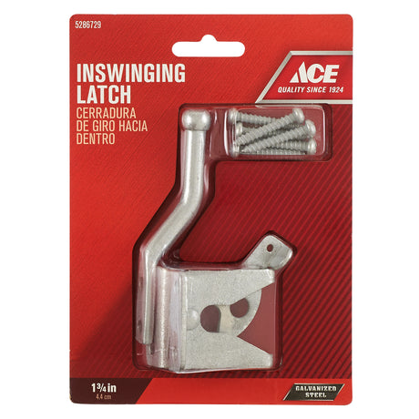 Ace 6.52 in. H X 4.75 in. W X 2.05 in. L Zinc-Plated Zinc Gate Latch