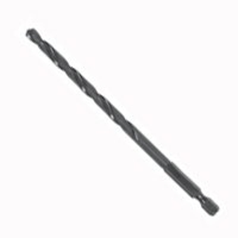 Irwin 4935636 Jobber Drill Bit, 1/8 in Dia, 3-1/2 in OAL, Spiral Flute, 1/4 in Dia Shank, Hex Shank