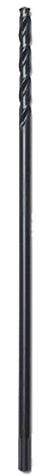 Milwaukee 48-89-2770 Drill Bit, 1/8 in Dia, 12 in OAL, Parabolic Flute, 1/4 in Dia Shank, Flat Shank