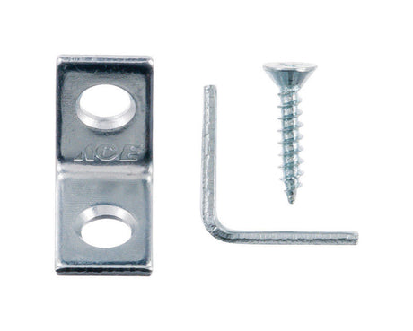 Ace 3/4 in. H X 2.75 in. W X 3/4 in. D Zinc Inside L Corner Brace, Pack of 10