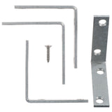 Ace 2-1/2 in. H X 3.75 in. W X 2-1/2 in. D Galvanized Steel Inside L Corner Brace