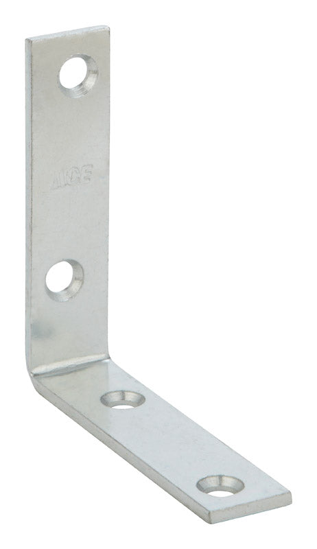 Ace 3 in. H X 2.125 in. W X 3 in. D Zinc Inside L Corner Brace, Pack of 20