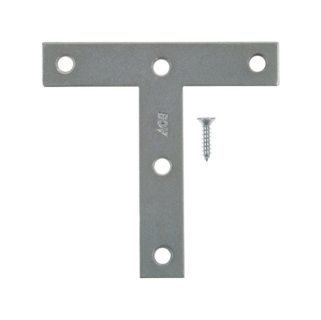 Ace 4 in. H X 4.75 in. W X 4 in. D Zinc Tee Plate, Pack of 5