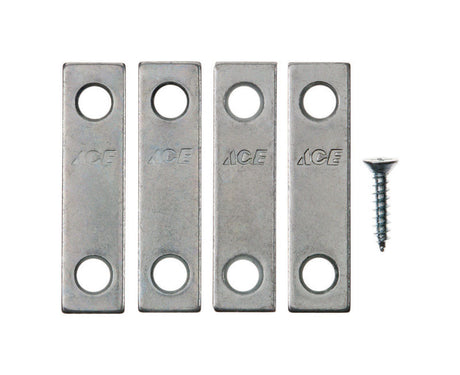 Ace 2 in. H X 0.5 in. W X 1.091 in. L Zinc Mending Brace, Pack of 10