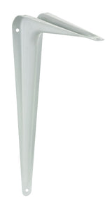 Hampton White Steel Shelf Support 18 Ga. 8 in. L 100 lb, Pack of 10