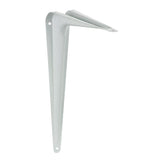 Hampton White Steel Shelf Support 18 Ga. 8 in. L 100 lb, Pack of 10