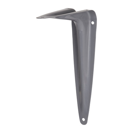 Hampton Gray Steel Shelf Support 18 Ga. 8 in. L 100 lb, Pack of 10