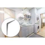 Hampton Gray Steel Shelf Support 18 Ga. 8 in. L 100 lb, Pack of 10