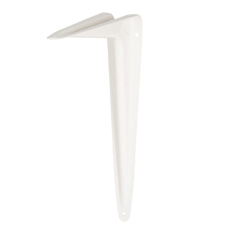 Hampton White Steel Shelf Support 18 Ga. 10 in. L 100 lb, Pack of 10