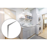 Hampton Gray Steel Shelf Support 18 Ga. 10 in. L 100 lb, Pack of 10