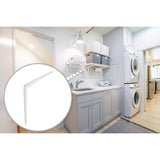 Hampton White Steel Shelf Support 18 Ga. 12 in. L 100 lb, Pack of 10