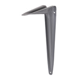 Hampton Gray Steel Shelf Support 18 Ga. 12 in. L 100 lb, Pack of 10