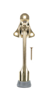 Ace 4 in. W Metal Bright Gold Kick-Down Door Holder Mounts to door and wall 0 in., Pack of 5
