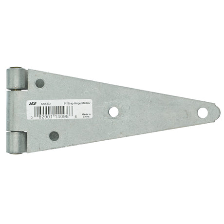 Ace 6 in. L Galvanized Heavy Duty Strap Hinge 1 pk