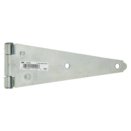 Ace 8 in. L Zinc-Plated Heavy Duty Strap Hinge 1 pk, Pack of 5