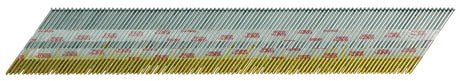 Senco DA25EAB Series Finish Nail, Glue Collation, 2-1/2 in L, 15 ga, Galvanized Steel, Brad Head, Smooth Shank