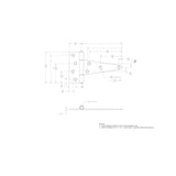 Ace 6 in. L Galvanized Heavy Duty T Hinge 1 pk