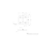 Ace 2.750 in. W X 1-1/2 in. L Bright Brass Gold Brass Narrow Hinge 2 pk, Pack of 5