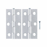 Ace 2-1/2 in. L Zinc-Plated Narrow Hinge 2 pk, Pack of 5
