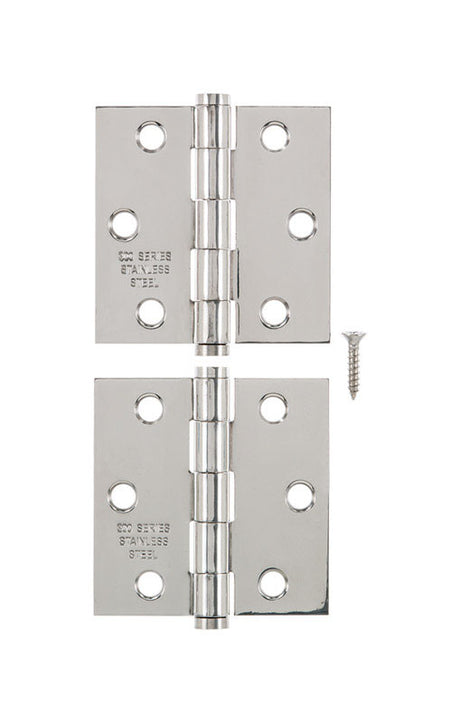 Ace 2-1/2 in. L Stainless Steel Narrow Hinge 2 pk