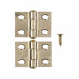 Ace 2.75 in. W X 1 in. L Bright Brass Brass Narrow Hinge 2 pk, Pack of 5