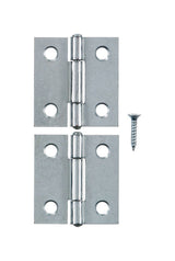 Ace 1-7/16 in. W X 1-1/2 in. L Zinc Plated Zinc Narrow Hinge 2 pk, Pack of 5