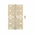 Ace 2 in. W X 3 in. L Bright Brass Brass Narrow Hinge 2 pk, Pack of 5