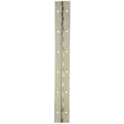 Ace 1-1/2 in. W X 12 in. L Nickel Metal Continuous Hinge 1 pk