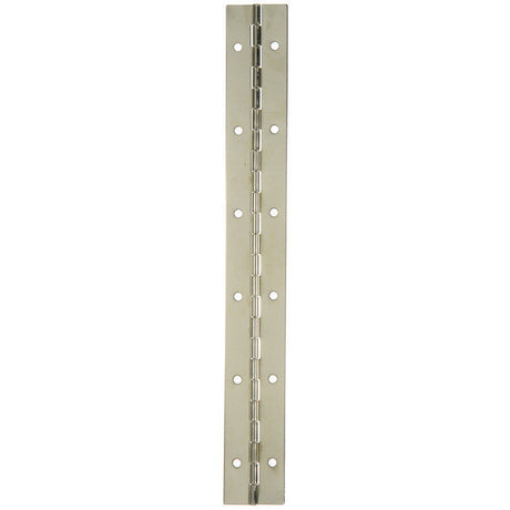 Ace 1-1/2 in. W X 12 in. L Nickel Metal Continuous Hinge 1 pk