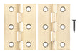 Ace 2-1/2 in. L Antique Brass Broad Hinge 2 pk