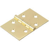 Ace 2 in. W X 3-1/16 in. L Polished Brass Brass Desk Hinge 2 pk