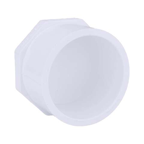 Charlotte Pipe Schedule 40 1-1/2 in. Spigot X 1-1/2 in. D Slip PVC Plug 1 pk