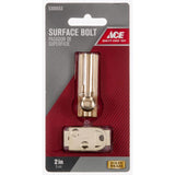 Ace Bright Brass Brass Surface Bolt