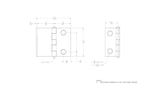 Ace 1-1/2 in. L Bright Brass Shutter Hinge 2 pk
