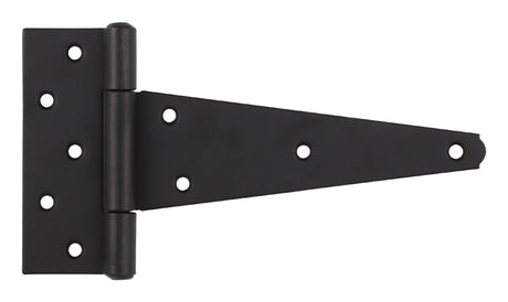 Ace 8 in. L Black Heavy Duty T Hinge 1 pk