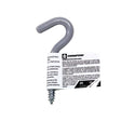 Crawford 3.5 in. L Vinyl Coated Gray Steel Small Storage Hook 30 lb. cap. 1 pk, Pack of 25