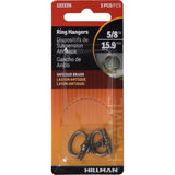 HILLMAN Antique Oval Ring Hanger 2 pk, Pack of 10